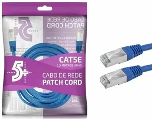 Cabo de Rede Cat5E 10M | R$14