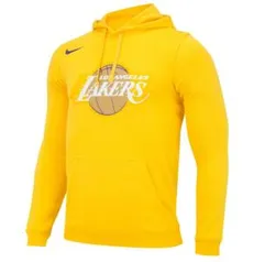 Blusão de Moletom com Capuz Nike NBA Los Angeles Lakers Logo PO FLC