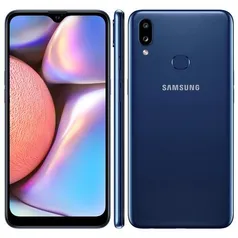 Smartphone Samsung Galaxy A10s Azul Absurdo 32GB, Tela Infinita de 6.2" | R$764