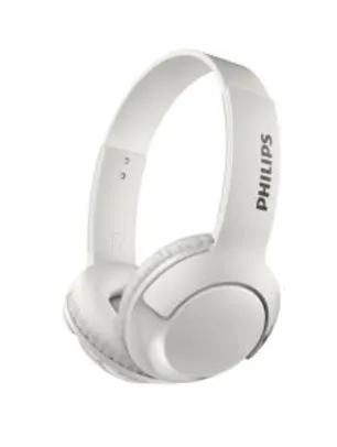 Fone de Ouvido Philips Bluetooth Preto Sem Fio Bass+ On Ear