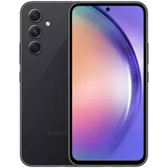 [Vip] Smartphone Samsung Galaxy A54 5G Preto 128GB, 8GB, Processador Octa-Core, Câmera Tripla Traseira, Selfie de 32MP, Tela Infinita de 6.4" 120Hz