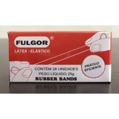Elastico Fulgor, Multicor - 4 unidades | R$6
