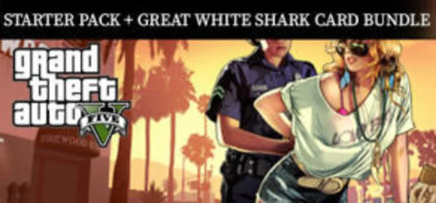 Jogo PC, Grand Theft Auto V - CESP + Great White Shark Card Bundle