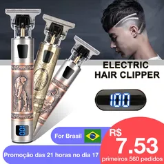 [NOVOS USUÁRIOS] Máquina de cortar cabelo - AliExpress | R$6