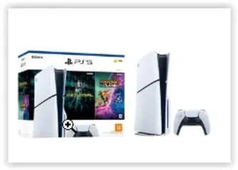 Console Sony PlayStation 5 Slim, Branco + 2 Jogos - 1000038899