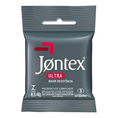 [REC] Preservativo Camisinha Jontex Ultra Resistente - 3 Unidades