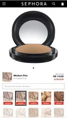 Pó compacto da MAC vários tons por R$119