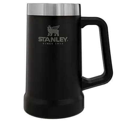 Caneca térmica de cerveja Stanley - Matte Black | R$192