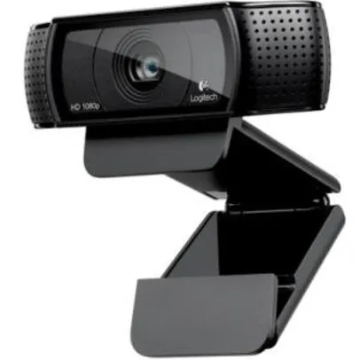 WebCam Logitech C920 Pro HD 15MP Full HD 1080p - R$ 200