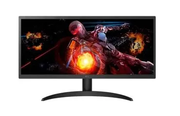 Monitor Gamer LG 26 IPS, Ultra Wide, 75Hz, Full HD, 1ms, FreeSync Premium, HDR 10, 99% sRGB, HDMI, V