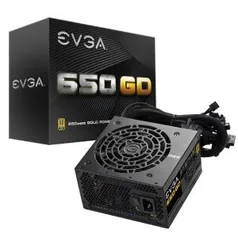 Fonte EVGA 650W 80 Plus Gold, PFC Ativo - R$400