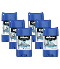 [Cliente ouro app magalu] Kit 6 desodorante/antitranspirante Gilette | R$ 80,46