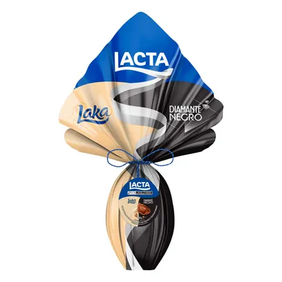 Ovo de Páscoa Laka e Diamante Negro Lacta 500 g