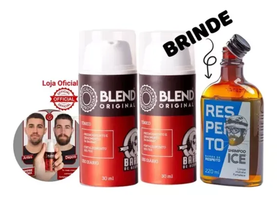 Produto Corrigir Nasce Crescer Barba Blend Original C/2 Uni