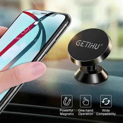Getihu-suporte magnético veicular para celular | R$ 5