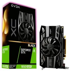  Placa de Vídeo EVGA NVIDIA GeForce GTX 1650 Super XC Black Gaming, 4GB, GDDR6 - 04G-P4-1251-KR