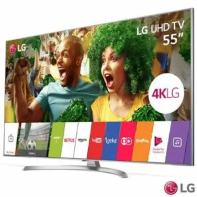 Smart TV 4K LG LED 55” Nano Cell™ Display, webOS 3.5, Harman/kardon, Controle Smart Magic - 55UJ7500 - LG55UJ7500 por R$ 3399