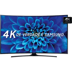 Smart TV LED Tela Curva 40" Samsung 40KU6300 Ultra HD 4K