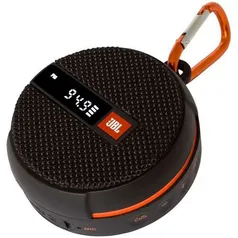 Caixa de Som Bluetooth JBL Wind 2 IPX7 com Suporte para Bike Moto Rádio FM Entrada para Cartão AUX | R$217