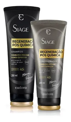 Kit Siàge Regeneração Pós Química Shampoo + Condicionador