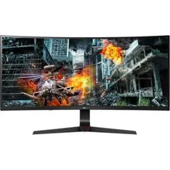 Monitor Gamer LED LG 34´ UltraWide Curvo Full HD 144Hz 1ms Altura Ajustável | R$3200