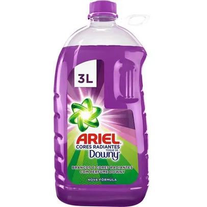 2un Sabão Líquido Ariel Cores Radiantes Toque de Downy 3L