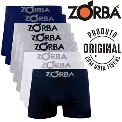 [APP] Kit 4 Cuecas Box Boxer Zorba Algodão Sem Costura 781 Full