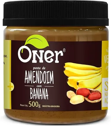 [ PRIME ] Oner Pasta De Amendoim Com Banana 500g