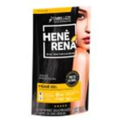 Alisante Henê Gel Rená Preto Natural Pouch Embelleze 180g