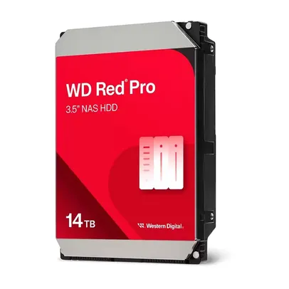 [APHD WD Red Pro NAS, 14TB, SATA 3.5, 7200 RPM, Até 255MB/s - WD142KFGX