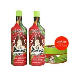 INOAR: Shampoo 1000ml + Condicionador 1000ml (grátis mascara coconut)