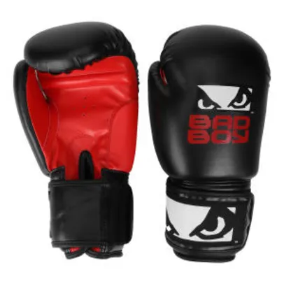 Saindo por R$ 69: Luva de Boxe/Muay Thai Bad Boy com Logo 2 - Preto e Vermelho | Pelando
