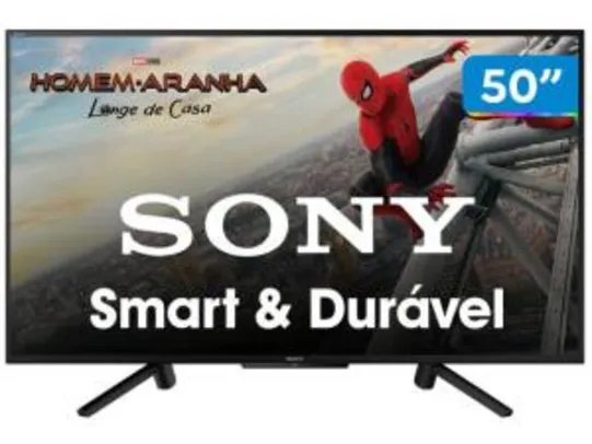 Smart TV LED 50" KDL-50W665F Sony, Full HD HDMI USB com X-Reality Pro e Wi-Fi Integrado | R$1.699