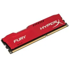 Memória 4Gb (1X4gb) Ddr3 1600Mhz Hyperx Fury Red Hx316c10fr/4 Kingston - R$ 146