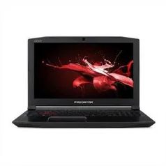 Notebook Gamer Acer Predator Helios 300 - i7-7700HQ - 16GB de RAM - HD de 2TB + SSD de 128GB - GTX 1060 6GB - 15,6" Full HD - Windows 10