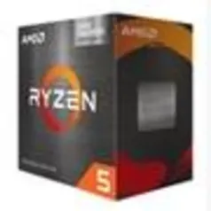 Processador AMD Ryzen 5 5600G, 3.9GHz (4.4GHz Max Turbo), Cache 19MB, 6 Núcleos, 12 Threads, Vídeo Integrado, AM4 - 100-100000252BOX