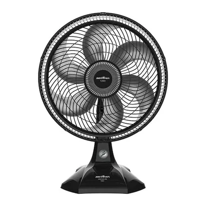 Ventilador de Mesa Britânia Ventus 400, 40cm, 3 Velocidades, 6 Pás, 140W, Preto