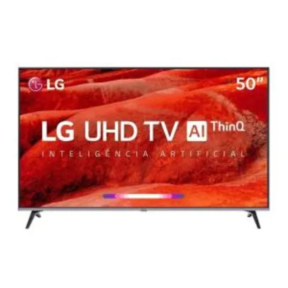Smart TV 50" LG ThinQ AI 4K 50UM7510 | R$1.756