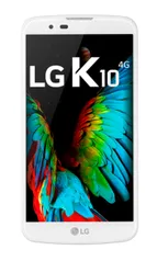 Smartphone LG K10 Branco Tela 5.3" Android 6.0 Marshmallow Câmera 13Mp Dualchip TV Digital 16Gb