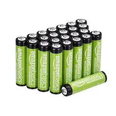 24 pilhas recarregáveis AAA Amazon Basics 800 mAh