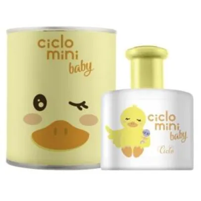 Água de Colônia Ciclo Mini QueQué Ciclo Cosméticos Perfume Infantil - 100ml - Incolor | R$ 50
