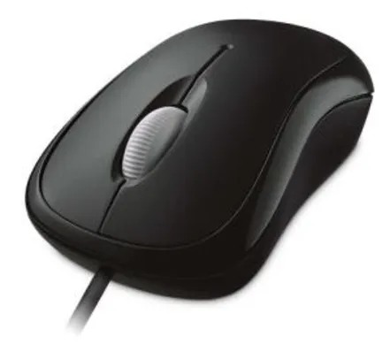 Mouse Optical Basic Com Fio Usb Preto Microsoft - P5800061 R$ 30