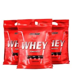 Kit Nutri Whey Protein 3x 907 g Refi - IntegralMédica - R$97