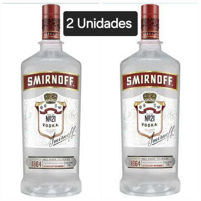 [CC. MASTERCARD] 2 X Vodka Smirnoff, 1.75L