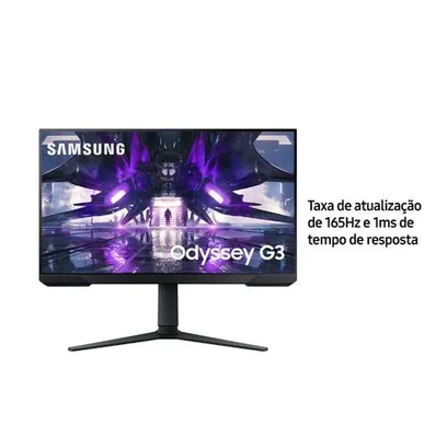 Foto do produto Monitor Gamer Samsung Odyssey G32a 24" Fhd Ls24ag320nlxzd 165Hz 1Ms