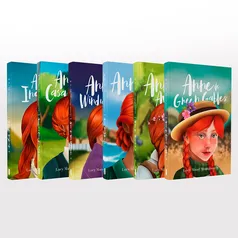 6 livros Anne de Green Gables capa dura | R$68