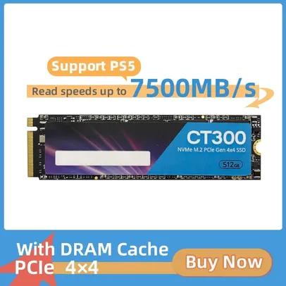 SSD CT300 2tb Pcie (compatível com PS5)