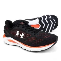 Tênis Under Armour Charged Carbon Masculino - Preto e Laranja