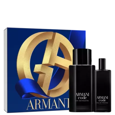 Conjunto Code Giorgio Armani Eau de Toilette Masculino - Eau de Toilette 75ml + Eau de Toilette 15ml