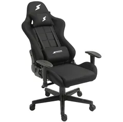 Cadeira Gamer SuperFrame Speed, Reclinável, Tecido, Preto